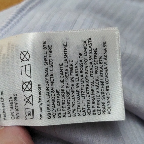 Divided Blue Mini Dress - Picture 5 of 5